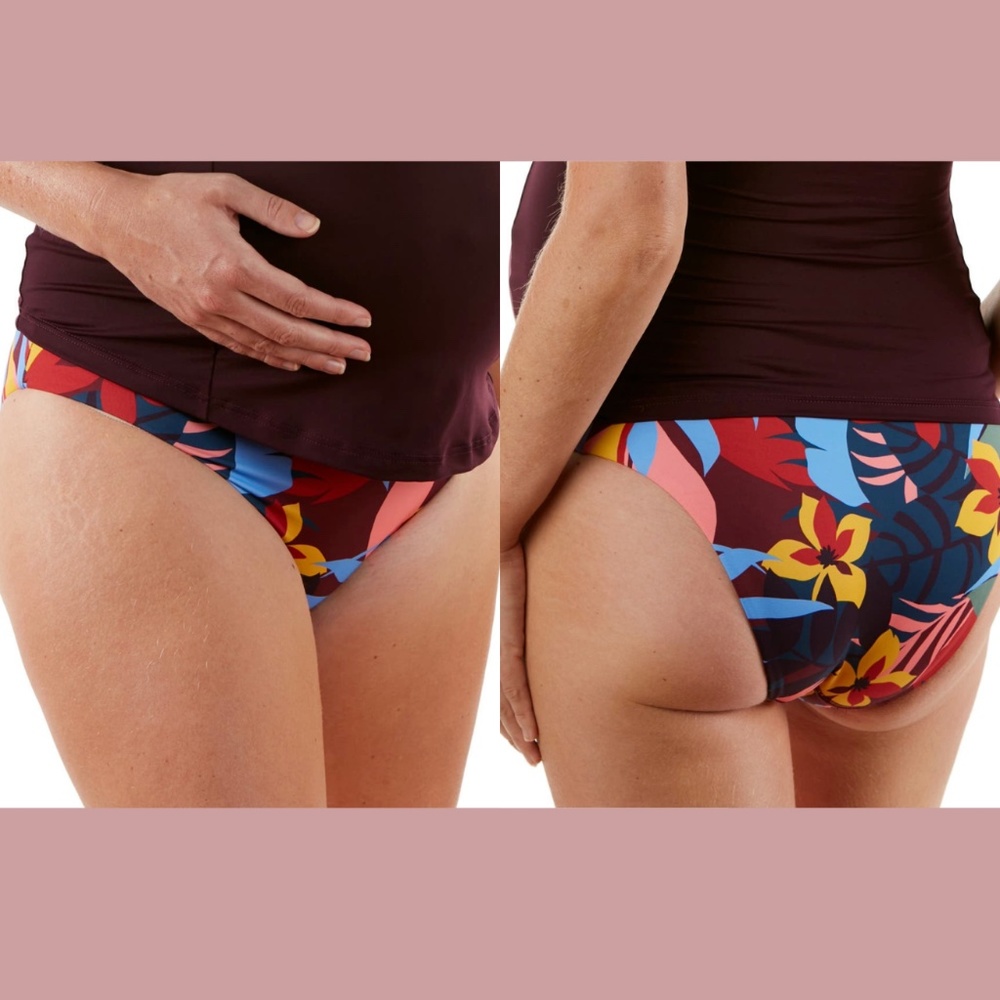NEW CACHE COEUR‎ [ Large Maternity ] Floral Bikini Bottom
